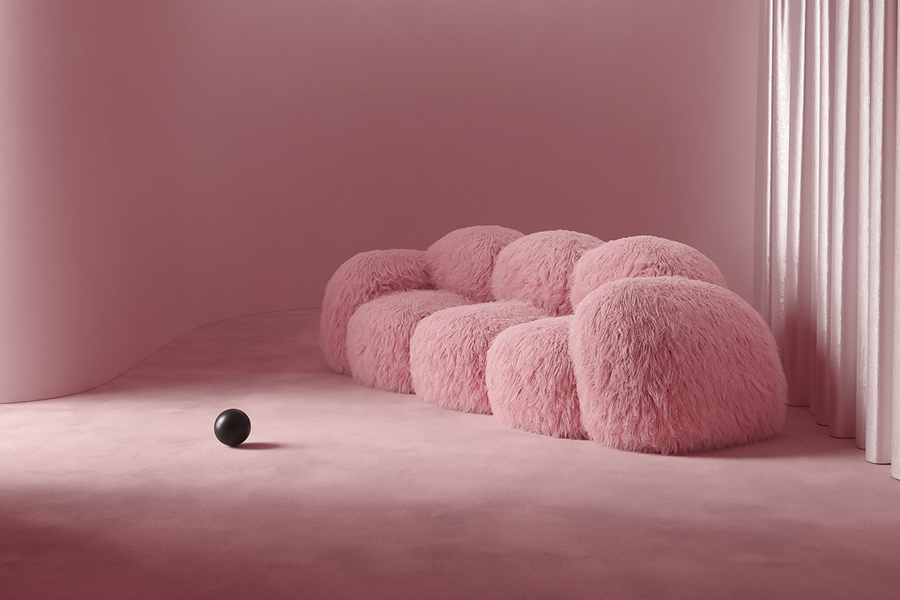 plush couch
